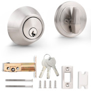 Deadbolt Lock, Round Deadbolt Security Lock SS
