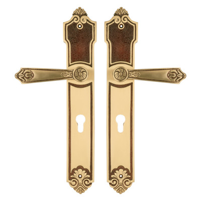 Brass Indian Door Handle Lock (1534)