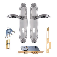 Door Handle Lock 85mm SS BLB (317)