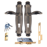 Door Handle Lock 85mm AB BLB (317), Door Handle Lock 85mm AB BLB (317)