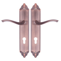 406 Unique Door Handle Lock Antique (Brass Key), 