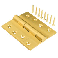 6" 5mm Brass Door Hinges SL (Butt), 4" 5mm Brass Door Hinges SL (Butt)