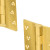 4" 5mm Brass Door Hinges SL (Butt)