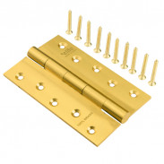 Door Hinge, 5" 4mm Brass Door Hinges SL (Butt)