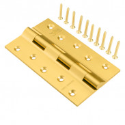 Door Hinge, 5" 4mm Brass Door Hinges SL (Rail)