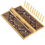 Door Hinge, 5" 5mm Brass Design Door Hinges SL