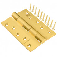 Door Hinge, 5" 5mm Brass Door Hinges SL (Butt)
