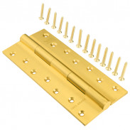 Door Hinge, 8" 5mm Brass Door Hinges SL (Butt)
