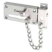 Door Chain, Stainless Steel SS Door Security Chain Silver