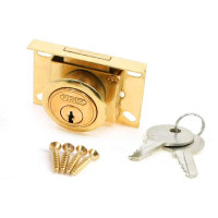 Mikado-007 Computer Key Drawer Lock , Parrot Brass Drawer Lock Gold