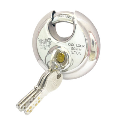 90mm  Elite Disc Padlock / Shutter Lock 